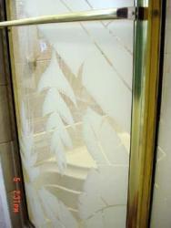 Tropical Shower Door 1