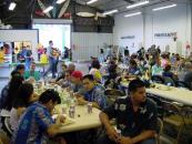 Luau crowd