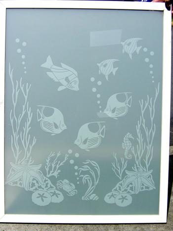 Seascape w/ Etched Overlay