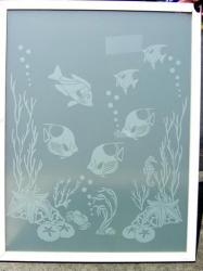 Seascape w/ Etched Overlay