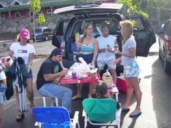 Tailgating after 2hrs of Quads