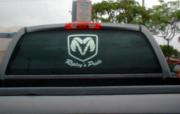 Ram logo on truck