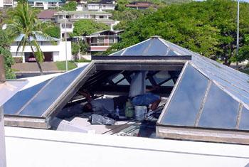 Kahala residence skylight