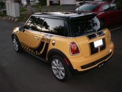 Custom Mini Graphics, Rear 3/4 View