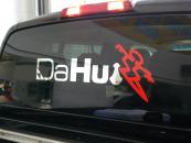 Da Hui Logo, Rear Truck Window
