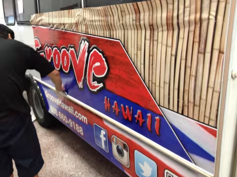 The Groove full color vinyl wrap